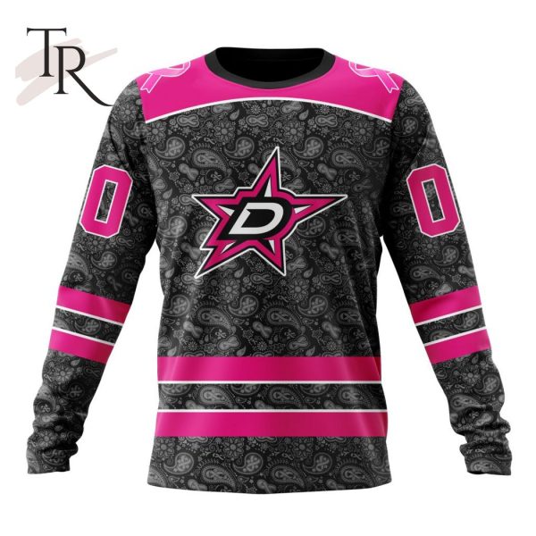 NHL Dallas Stars Special Pink In The Rink Fight Breast Cancer Hoodie