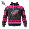 NHL Edmonton Oilers Special Pink In The Rink Fight Breast Cancer Hoodie