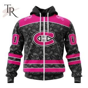 NHL Montreal Canadiens Special Pink In The Rink Fight Breast Cancer Hoodie