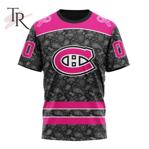 NHL Montreal Canadiens Special Pink In The Rink Fight Breast Cancer Hoodie