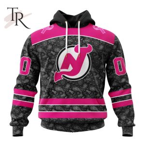 NHL New Jersey Devils Special Pink In The Rink Fight Breast Cancer Hoodie