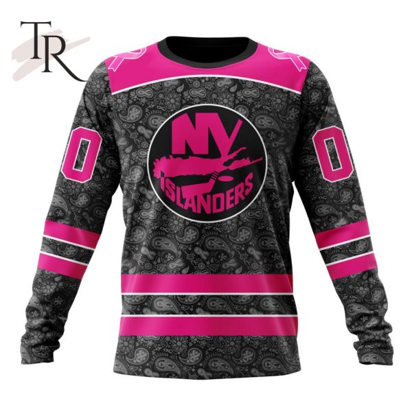 NHL New York Islanders Special Pink In The Rink Fight Breast Cancer Hoodie