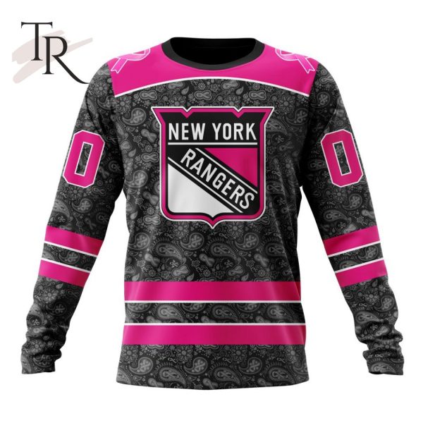 Pink new hot sale york rangers jersey