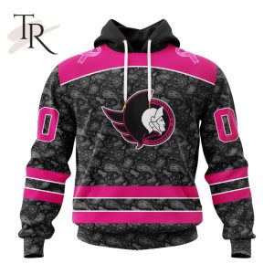 NHL Ottawa Senators Special Pink In The Rink Fight Breast Cancer Hoodie
