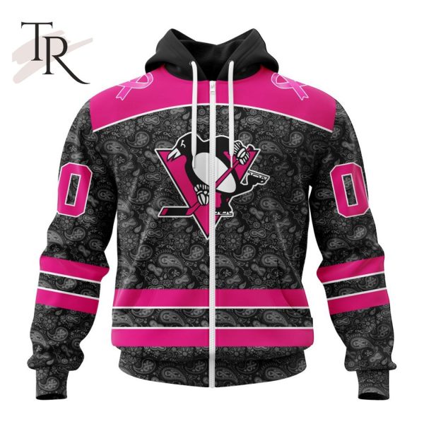 NHL Pittsburgh Penguins Special Pink In The Rink Fight Breast Cancer Hoodie