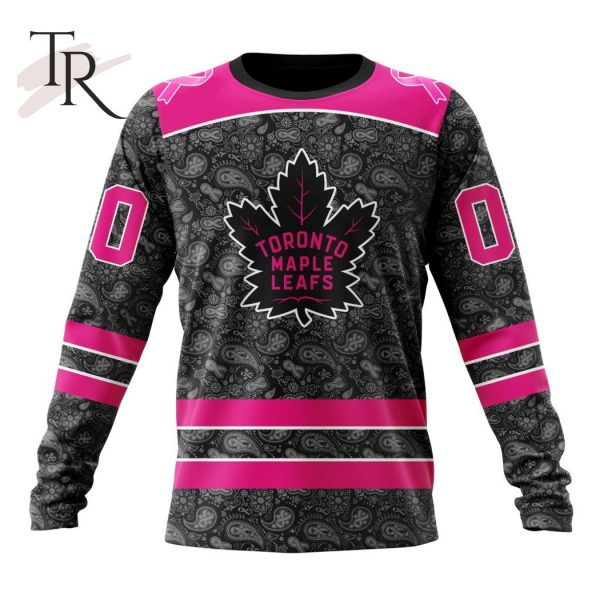 NHL Toronto Maple Leafs Special Pink In The Rink Fight Breast Cancer Hoodie