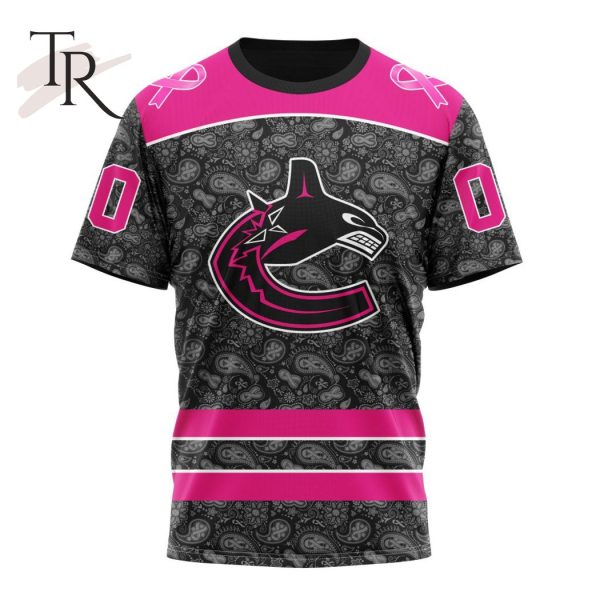 NHL Vancouver Canucks Special Pink In The Rink Fight Breast Cancer Hoodie