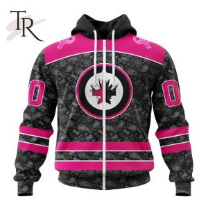 NHL Winnipeg Jets Special Pink In The Rink Fight Breast Cancer Hoodie