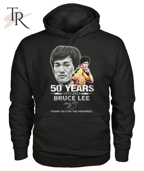 50 Years 1973 – 2023 Bruce Lee Thank You For The Memories T-Shirt