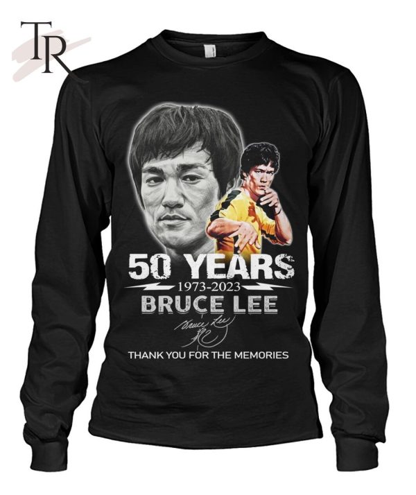 50 Years 1973 – 2023 Bruce Lee Thank You For The Memories T-Shirt