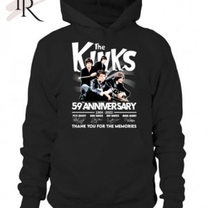 The Kinks 59th Anniversary 1964 – 2023 Thank You For The Memories T-Shirt