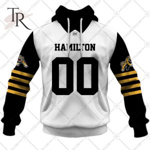 Personalized CFL Hamilton Tiger Cats Away Jersey Style Hoodie