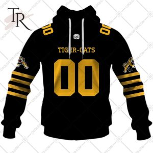 Personalized CFL Hamilton Tiger Cats Home Jersey Style Hoodie