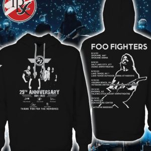 29th Anniversary 1994 – 2023 Foo Fighters Thank You For The Memories T-Shirt