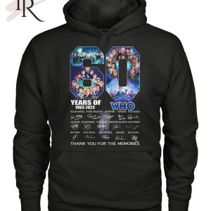 60 Years Of 1963 – 2023 Doctor WHO Signature Thank You For The Memories T-Shirt