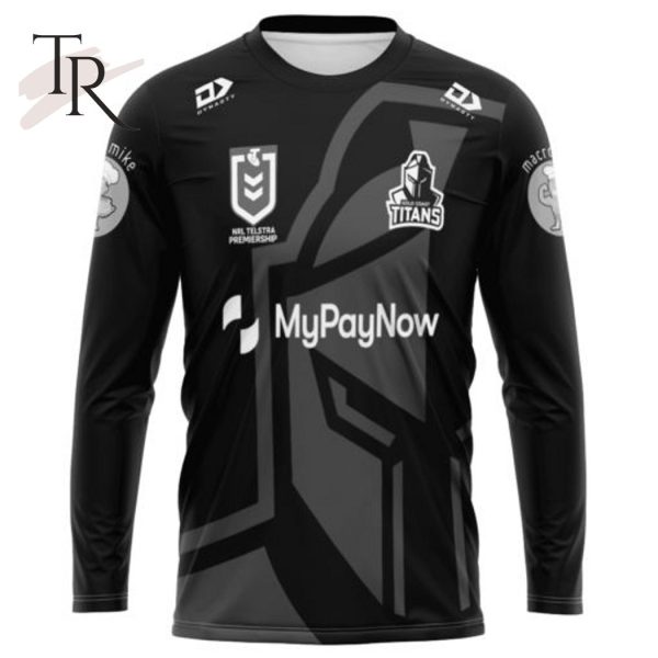 NRL Gold Coast Titans Special Monochrome Design Hoodie