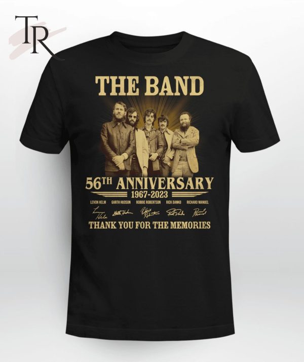 The Band 56th Anniversary 1967 – 2023 Thank You For The Memories T-Shirt