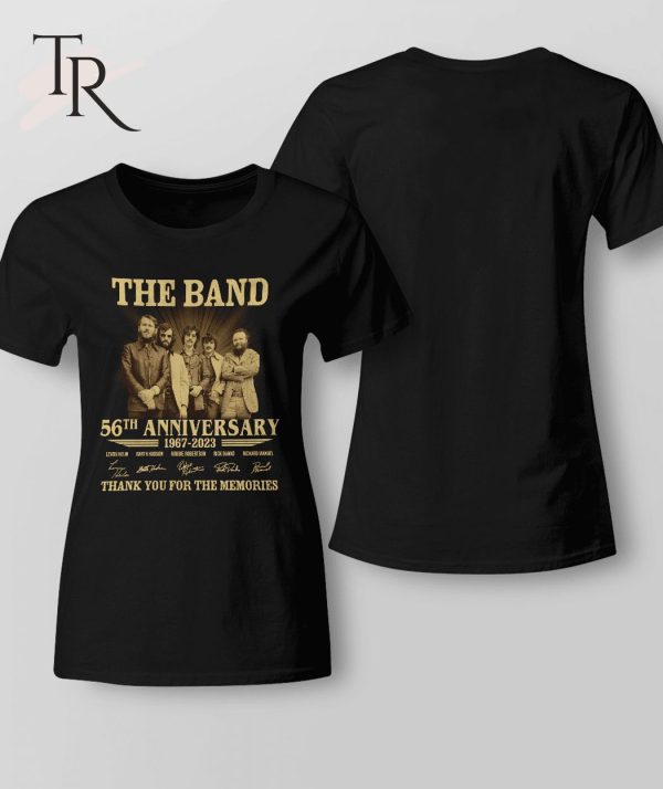 The Band 56th Anniversary 1967 – 2023 Thank You For The Memories T-Shirt