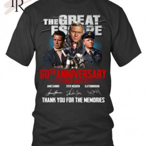 The Great Escape 60th Anniversary 1963 – 2023 Thank You For The Memories T-Shirt