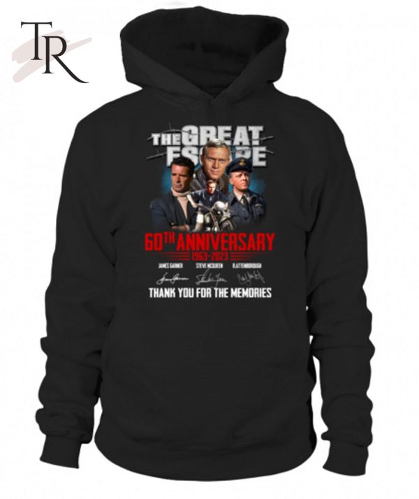 The Great Escape 60th Anniversary 1963 – 2023 Thank You For The Memories T-Shirt