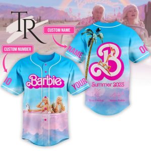 Barbie Hawaii Summer 2023 Custom Baseball Jersey