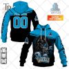Personalized NRL Dolphins Skull Death Art Hoodie
