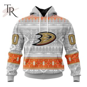 NEW] Customized NHL Anaheim Ducks Special Native Design Hoodie