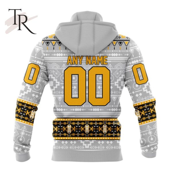 NEW] Customized NHL Boston Bruins Special Native Design Hoodie