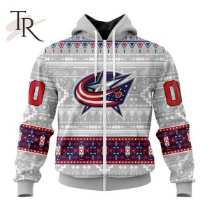 NEW] Customized NHL Columbus Blue Jackets Special Native Design Hoodie