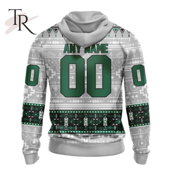 NEW] Customized NHL Dallas Stars Special Native Design Hoodie