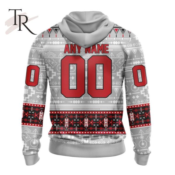 NEW] Customized NHL Detroit Red Wings Special Native Design Hoodie
