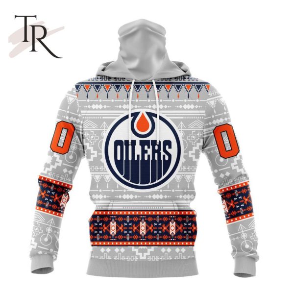 NEW] Customized NHL Edmonton Oilers Special Native Design Hoodie