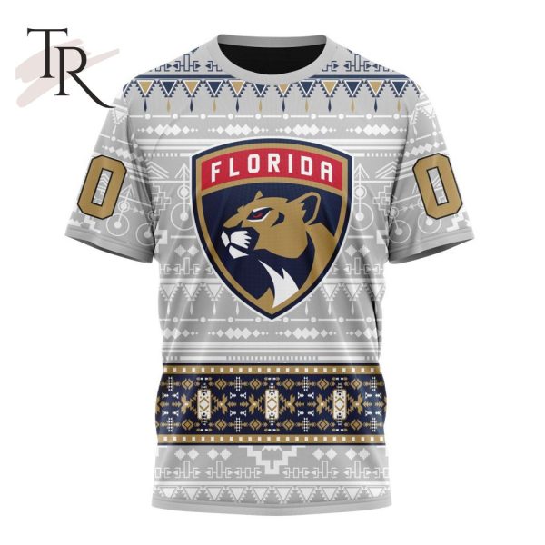 NEW] Customized NHL Florida Panthers Special Native Design Hoodie