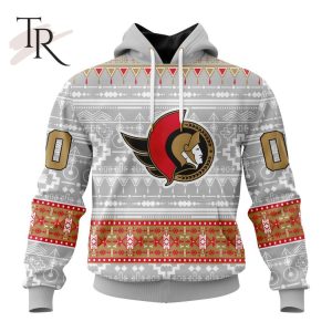 NEW] Customized NHL Ottawa Senators Special Native Design Hoodie