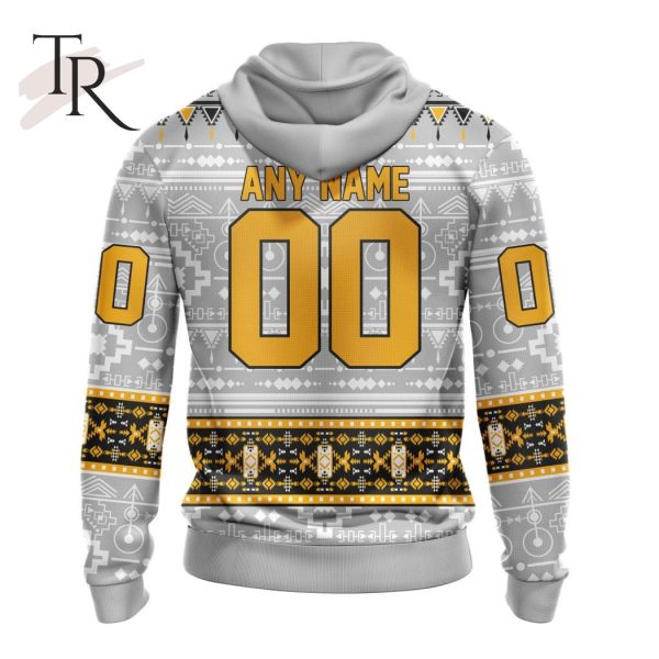 NEW] Customized NHL Pittsburgh Penguins Special Native Design Hoodie