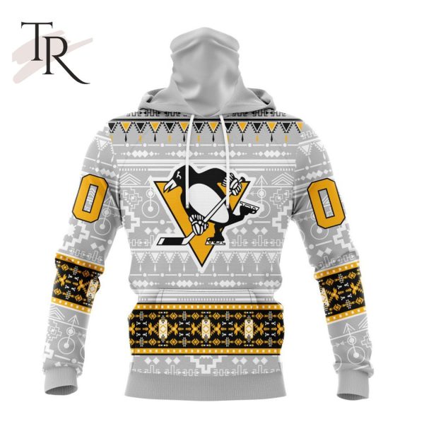 NHL Pittsburgh Penguins Special Native Costume Hoodie Sweatshirt 3D Custom  Number And Name - Freedomdesign