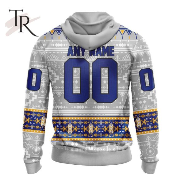 NEW] Customized NHL St. Louis Blues Special Native Design Hoodie