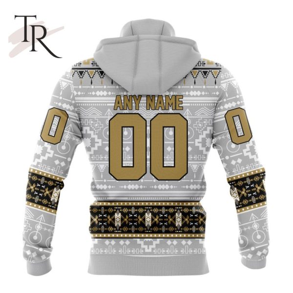 NEW] Customized NHL Vegas Golden Knights Special Native Design Hoodie
