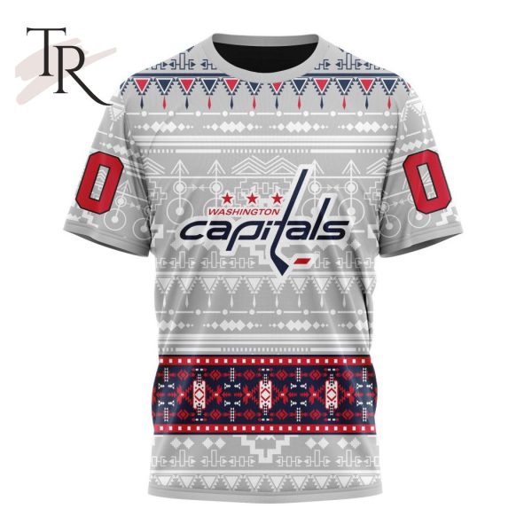 NEW] Customized NHL Washington Capitals Special Native Design Hoodie