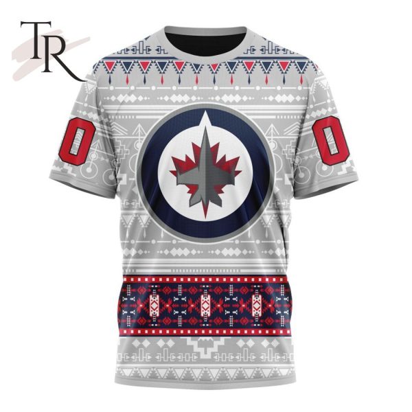 NEW] Customized NHL Winnipeg Jets Special Native Design Hoodie