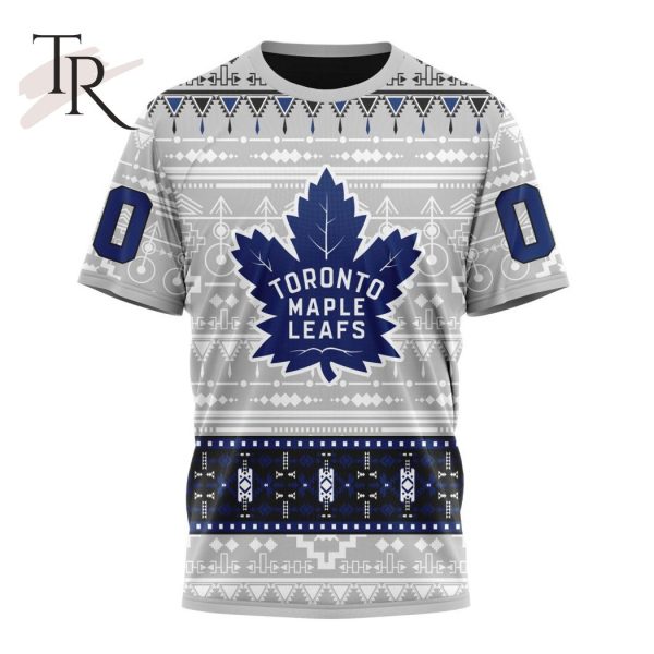 NEW] Customized NHL Toronto Maple Leafs Special Native Design Hoodie