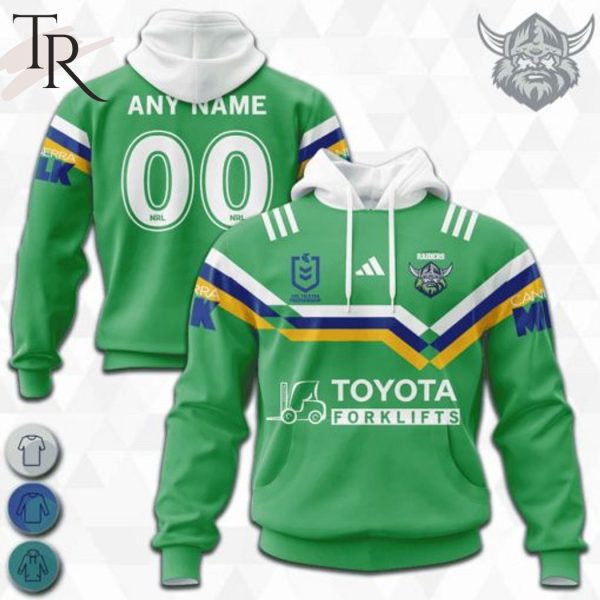 NRL Canberra Raiders Special Heritage 1 Design Hoodie