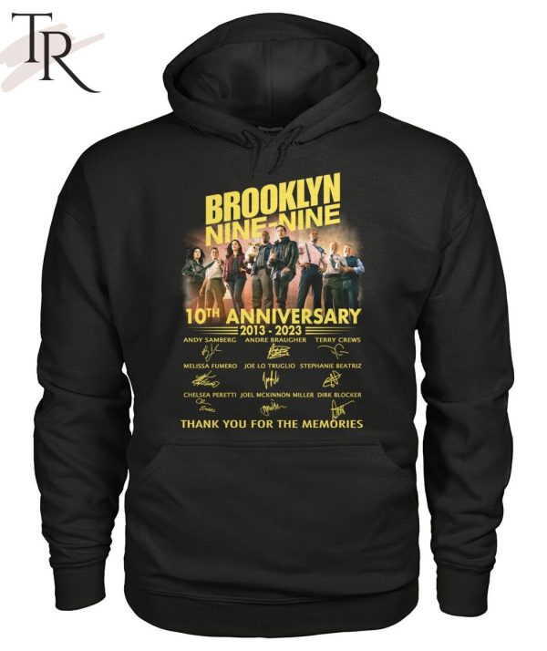 Brooklyn Nine-Nine 10th Anniversary 2013 – 2023 Thank You For The Memories T-Shirt