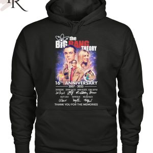 The Big Bang Theory 16th Anniversary 2007 – 2023 Thank You For The Memories T-Shirt