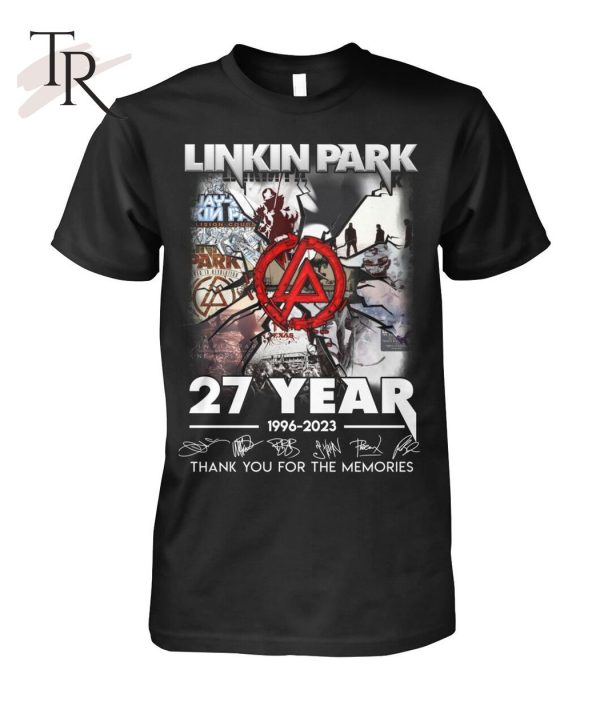 Linkin Park 27 Years 1966 – 2023 Thank You For The Memories T-Shirt