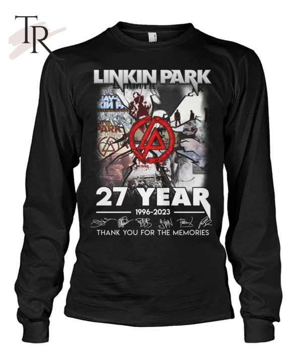 Linkin Park 27 Years 1966 – 2023 Thank You For The Memories T-Shirt