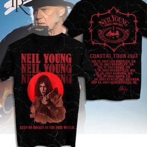 Neil Young Coastal Tour 2023 T-Shirt