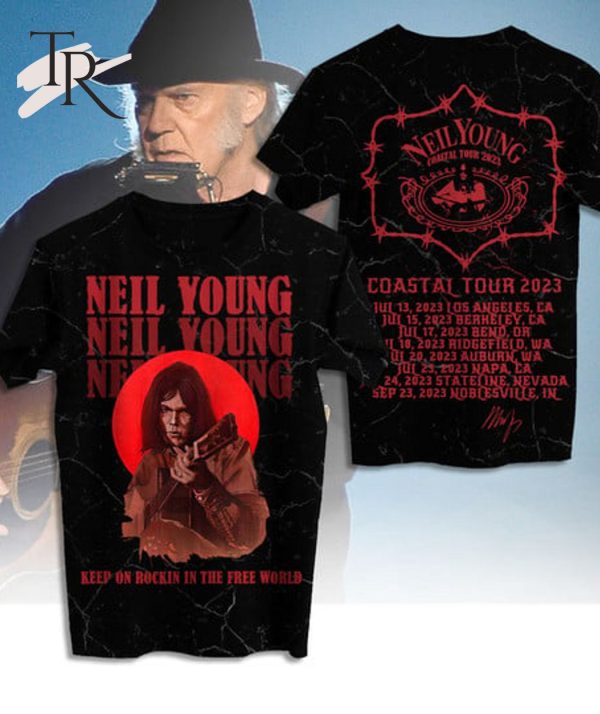 Neil Young Coastal Tour 2023 T-Shirt