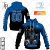 Personalized IRFU Munster Rugby Skull Death Hoodie