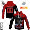 Personalized IRFU Ulster Rugby Skull Death Hoodie